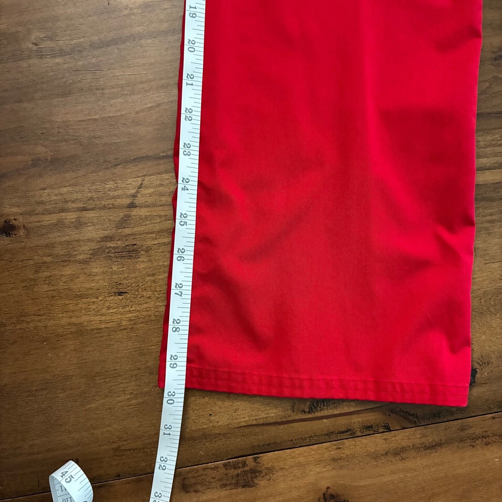 Women's Red Cherokee Scrub Pants Style 1841 - Matching top available Size XS - Picture 11 of 14